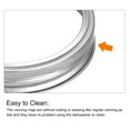 thumbnail image 5 of Canning Jar Rings, 30 Pack - Tinplate Split-Type Mason Jar Replacement Bands Wide Mouth Leak Proof (Silver), 5 of 6