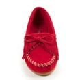 thumbnail image 7 of Minnetonka Women's Kilty Hardsole Moccasins, Red, 9.5 W US, 7 of 7