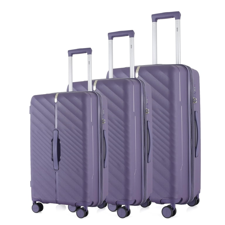 IZOD Gail Polycarbonate Luggage Set - 360-Degree Dual Spinning