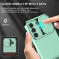 thumbnail image 6 of ELEHOLD Slim Case for Samsung  Galaxy S23 6.1" with Camera Lens Protector Built-in Hidden Kickstand Full Body Protective Shockproof Hybrid Case for Samsung S23,Mint, 6 of 9