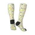 thumbnail image 4 of Fotbe Dachshund Dog Puppy print Women's Men's Novelty Crew Socks Cotton Socks Knee High Socks for Walking,Running,Nurses,Pregnancy, 4 of 9