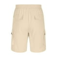 thumbnail image 4 of Mlzmgr Cargo Short for Men S-3XL Drawstring Shorts with Multi Pockets Summer Fishing Hiking Camping Cargo Shorts, 4 of 7