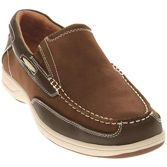 Florsheim Mens, Lakeside Casual Slip On 13 Brown Nubuck