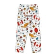 thumbnail image 5 of Kll Womens Canada Day Print Pajama Pants Soft Pajama Bottoms For Women Cozy Lounge Pants, 5 of 9