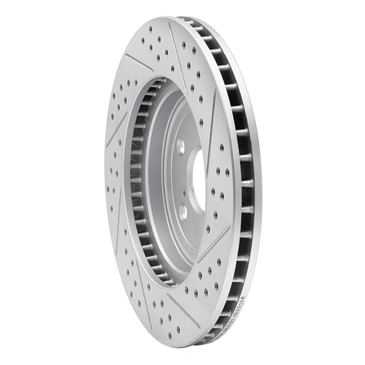 Dynamic Friction Company 830-76129L DFC Geoperformance Rotor - Drilled and Slotted