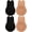 Set B, variant on 2 Pairs Nomorthan Invisible Lifting Bra, Strapless Sticky Bra, Breast Lift Strapless Backless Push Up Adhesive Bra