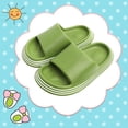 thumbnail image 2 of Kids House Slippers Non-Slip Quick Drying Open Toe Super Soft Thick Sole Sandals Home Shower Bathroom Slipper for Toddler Little Kids, 2 of 7