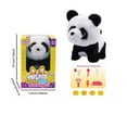 thumbnail image 6 of Plush Toy Panda with 6pcs Accessories Electronic Interactive Panda Walking Panda Toy Realistic Toys Barking Wagging Tail Panda Pet Care Gifts for Birthday Christmas, 6 of 6