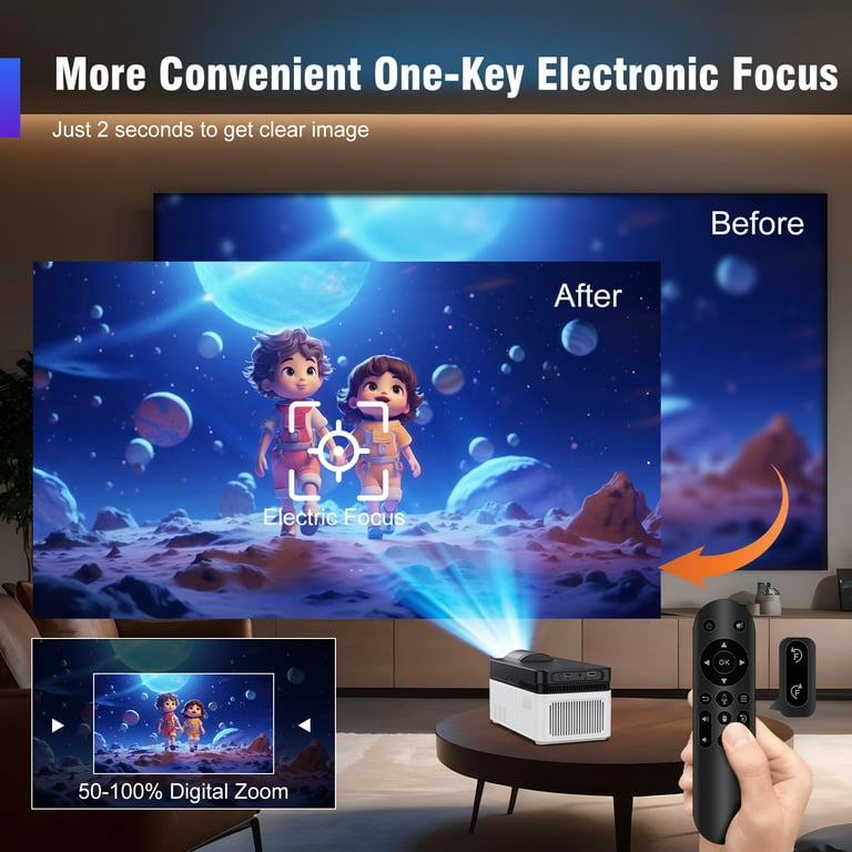 Magcubic 超短焦点 HY450 プロジェクター Magcubic Ultra Short Throw HY450 Projector with Auto Offset 8K 4K