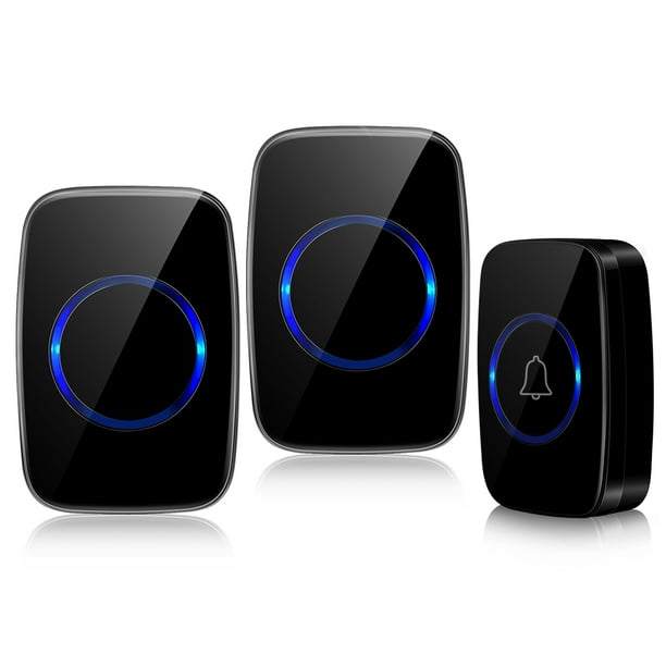 Timbre inalámbrico, timbre inalámbrico, timbre inalámbrico para puerta, kit de timbre, tecnología avanzada Jadeshay A