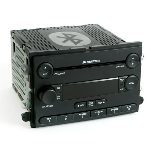 Restored Ford 2007 Mustang Radio AMFM 6 Disc CD Player w Bluetooth Music - 7R3T-18C815-GF (Refurbished)