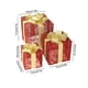 thumbnail image 3 of Juego de 3 cajas navideñas iluminadas con luces LED para decoración de exteriores, ideal como regalo para el jardín, 3 pilas AA (no incluidas)., 3 of 5
