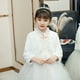 thumbnail image 1 of Capa infantil, vestido de princesa de felpa, abrigo de manga larga para salidas de otoño e invierno, chal de lana cálido para niñas medianas y grandes, 1 of 6