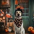 thumbnail image 4 of TIELUTT Halloween Pet Dog Bandana Set with Pumpkin Design Pet Clothes for Small Dogs Female Pet Clothes for Large Dogs Girl Pet Clothes Rack Small Pet Clothes for Large Dogs Pet Clothes for Medium Dog, 4 of 6