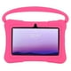 thumbnail image 2 of Tablet para niños de 7 pulgadas, 1 GB de RAM, 16 GB de ROM, cuatro núcleos, 2500 mAh, pantalla HD, tableta para Android 10, 110 V － 240 V, enchufe rosa de Reino Unido, 2 of 10