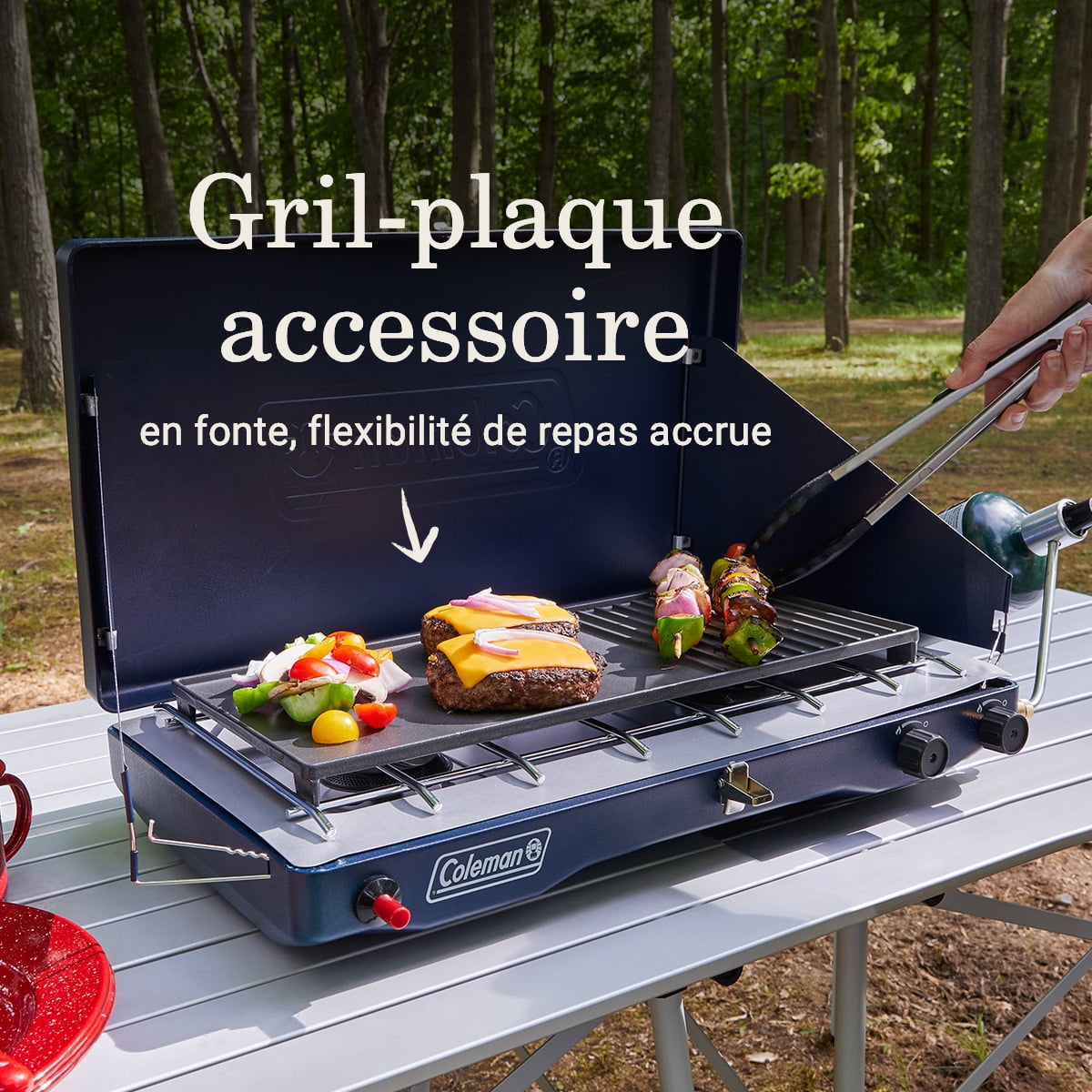 Réchaud de camping 3-en-1 Coleman Classique