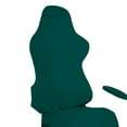 thumbnail image 2 of Gaming Chair Cover Soft for Rotating Slipcover polyester Chair Reclining Racing Gaming Chair dark green, 2 of 8