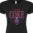 thumbnail image 3 of Coca-Cola - 90s Coke Collegiate - Juniors Fitted Graphic T-Shirt, 3 of 5