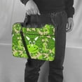 thumbnail image 6 of ZICANCN Laptop Case 15.6 inch, Animals Green Triceratops Dinosaur Work Shoulder Messenger Business Bag for Women and Men, 6 of 7