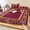 Sunset, Plum, Bronze, Gold, variant on Twin Sze Fitted Sheet Set - Abstract Archway 2 Piece Bedding Sets 16" Deep Pocket Fitted Sheet with 1 Pillowcase, Boho Ethnic Architecture Red Floral Frame Brushed Microfiber Hotel Luxury Bed Sheets