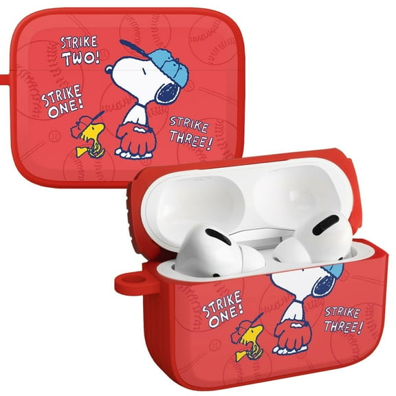 Peanuts Snoopy in Sports HDX Case Cover Compatible with Apple AirPods Pro 1 & 2 (Baseball) by Affinity Bands