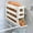 Color 398, variant on 4 Tier Egg Holder for Fridge, Auto-Rolling Egg Holder,Egg Organizer for Refrigerator,Egg Storage for Refrigerator,Egg Container Egg Dispenser for Refrigerator,Egg Tray (White)