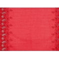 thumbnail image 2 of Zelouf Cotton  Voille Emb Double Border  , Sewing, DIY, Crafts Fabric by the Yard, Cherry Hana/dtm Cherry, 7 Yard, 2 of 2