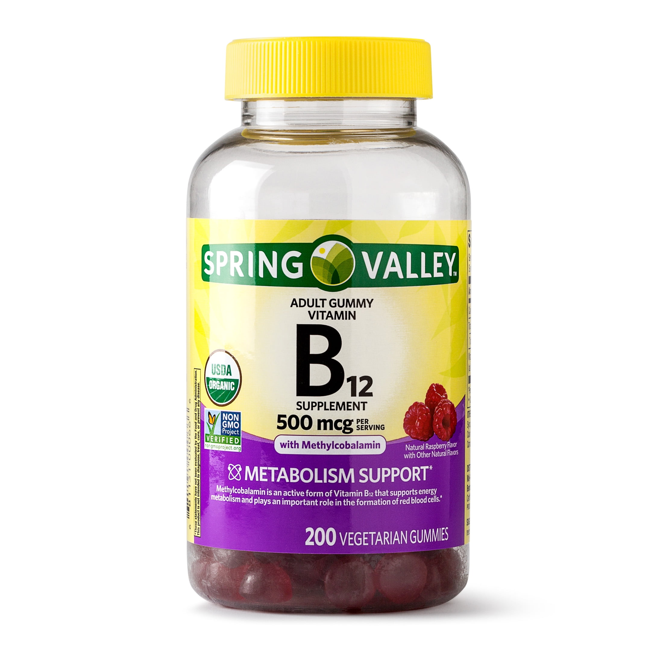 Spring Valley Vitamin B12 Gummy, 500 mcg
