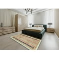 thumbnail image 4 of Ahgly Company Indoor Rectangle Abstract Brown Oriental Area Rugs, 8' x 12', 4 of 6