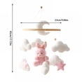 thumbnail image 2 of BESTSKY 2026 New Baby Crib Mobile Bunny Nursery Mobile for Boys Girls Mobile Nursery Decor for Infant Bedroom Hanging Baby Mobile for Bassinet Newborn Baby Gift, 2 of 7
