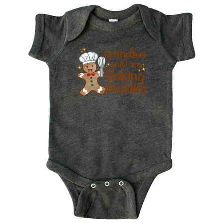 

Inktastic Grandma And I Are Baking Buddies Gift Baby Boy or Baby Girl Bodysuit