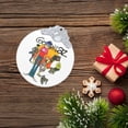 thumbnail image 6 of Gorillaz Christmas Ornament Glass Round Pendant Christmas Hanging Decor Ornament Holiday Xmas Decorations Christmas Tree Ornaments Silver, 6 of 8