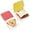2 Pack / Yellow+Pink, variant on Sandwich Containers, Silicone Sandwich Storage with Snap-Off,Sandwich Box for Lunch,BPA Free,Leakproof, Reusable Plastic Sandwich Holder for Fruit,Salad,Snacks and Food Storage (Yellow+Pink)