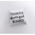thumbnail image 3 of Thankful Grateful Blessed | Pillow Cover | Home Decor | Primitive Decor | Farmhouse | Farmhouse Pillows | Country Decor | Gift, 3 of 6