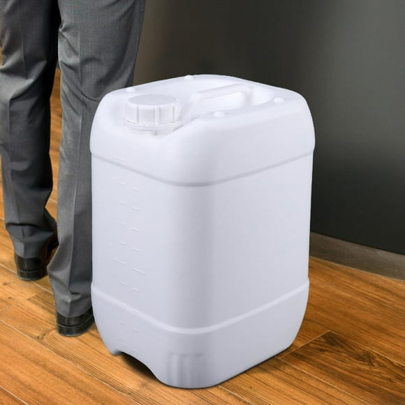 Tanque de agua para acampar Capacidad de 10L con asa Cubo de PE para barbacoa Coche al aire libre Blanco Cola Envase