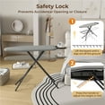 thumbnail image 6 of Yaheetech Full Size Foldable Ironing Board with Cord Holder & Clothes Rack, Gray, 6 of 8