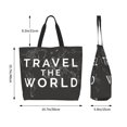 thumbnail image 5 of Kdxio Travel The World1 Casual Tote Bags Women Big Capacity Shoulder Bag for Women Travel Shoulder Bags Handbags, 5 of 8