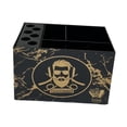 thumbnail image 2 of Estuche para tijeras de peluquero Yuyangstore soporte para cepillos y peluquería negro y dorado, 2 of 8