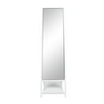 thumbnail image 4 of Miroir de rangement rectangulaire style musée avec chevalet blanc, 4 of 5