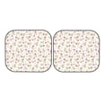 thumbnail image 7 of Goofa Rose Flowers Pattern 2 Piece Car Windshield Sun Shade Foldable | Front Windshield Shade for Sun, Heat and UV Rays | Sunshade for Car Front Window-Large, 7 of 7