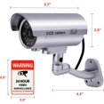 thumbnail image 4 of Fitnate Dummy Security Camera, Fitnate 4 Packs Fake Security Camera CCTV System with Red Flashing, 4 of 5