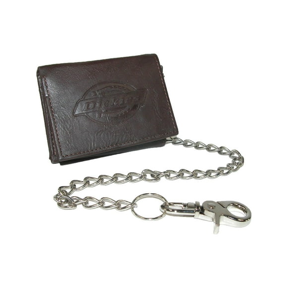 Dickies Leather Trifold Chain Wallet