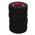 thumbnail image 4 of 4 neumáticos de goma delanteros traseros de 55 mm con llanta de metal de 5 radios para coche Axial SCX24 1/24 RC, 4 of 8