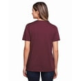thumbnail image 2 of CORE365 CE111W Women's Fusion ChromaSoft™ Performance T-Shirt-Burgundy-M, 2 of 3