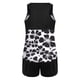 thumbnail image 5 of Traje de baño dividido con estampado de empalme para mujer Traje de baño Traje de baño de cintura alta Fridja  nalpqowj19826, 5 of 5