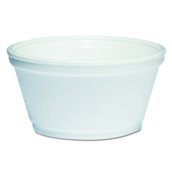 8SJ20 8 oz Squat Foam Container (Case of 1000)