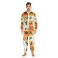 thumbnail image 3 of FORMRS Onesies Pajama for Adults Unisex Hoodie Winter Jumpsuit One Piece Sleepwear, Sizes S-2XL, Cartoon Plants, 3 of 7