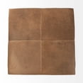 thumbnail image 4 of Brown Leather Wrapped Ottoman, 4 of 5