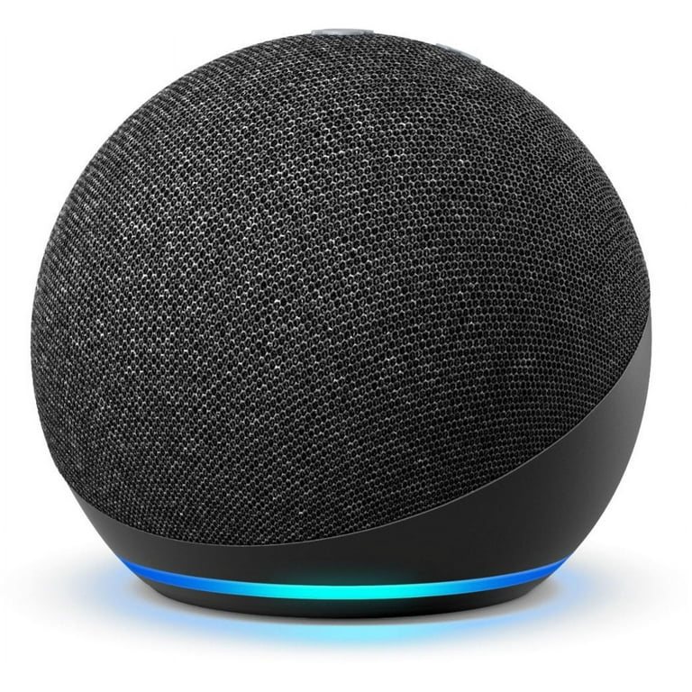 The Dot 4th Gen With Premium Sound Smart Home Hub and Alexa Charcoal