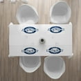 thumbnail image 3 of Ambesonne Hockey Place Mats Set of 4, Vintage Sticks Stars, Standard Size, Navy Blue White, 3 of 4